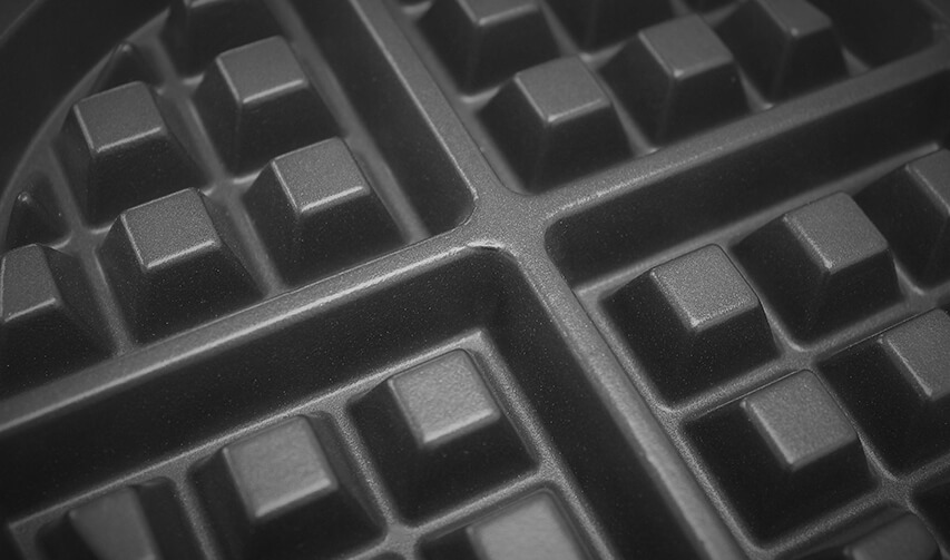 Waffle Image | Bakeware coating | East Midlands Coatings